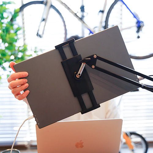 サンコー 超安定モバイルディスプレイ&タブレットスプリングアームスタンドtall S-SDS20B - ユウボク東京公式ストア