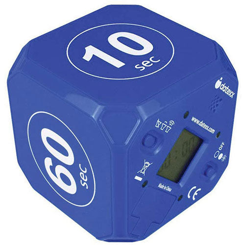 Datexx TimeCubePlus タイムキューブプラス プリセットタイマー 10・20・30・60秒 ブルー DF-41