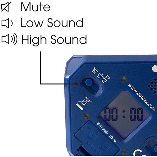 Datexx TimeCubePlus タイムキューブプラス プリセットタイマー 10・20・30・60秒 ブルー DF-41