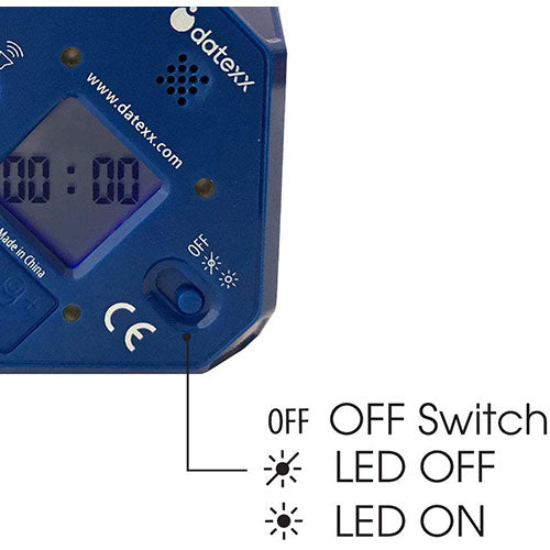 Datexx TimeCubePlus タイムキューブプラス プリセットタイマー 10・20・30・60秒 ブルー DF-41