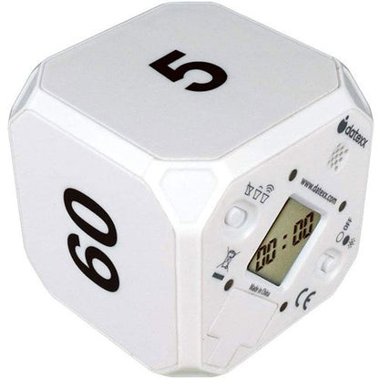 Datexx TimeCubePlus タイムキューブプラス プリセットタイマー 5・15・30・60分 ホワイト DF-43