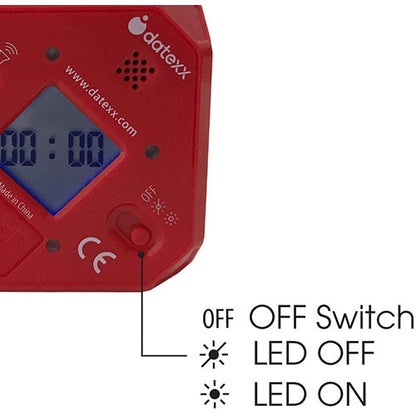 Datexx TimeCubePlus タイムキューブプラス プリセットタイマー 5・10・20・25分 レッド DF-48