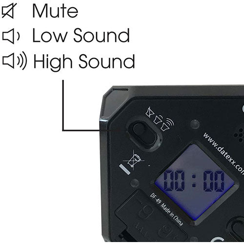 Datexx TimeCubePlus タイムキューブプラス プリセットタイマー 2・10・20・45分 ブラック DF-49