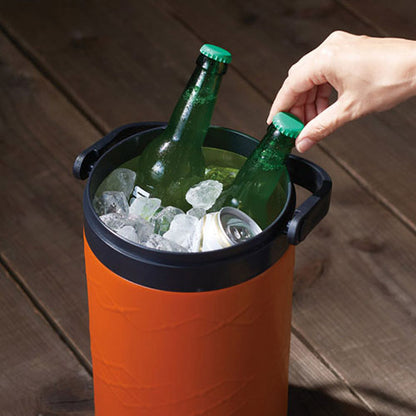 キャンプス 真空保冷温ファミリークーラー 缶やペットボトルなど様々な飲料の保冷温に最適 SP-35978