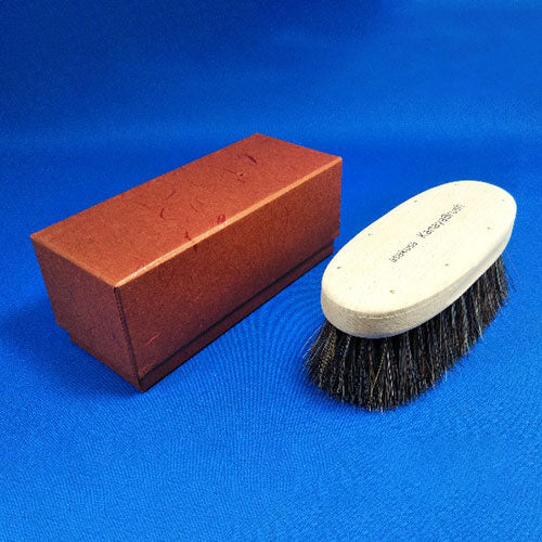 手植え・至高の逸品】かなや刷子 靴ブラシ 馬毛（ゴマ）｜浅草職人が