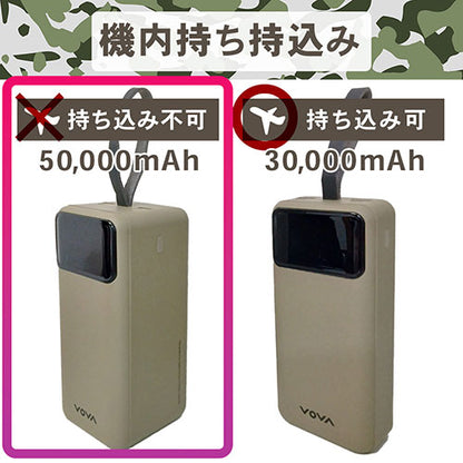 FlukeForest アウトドアバッテリー 50,000mAh 携帯できる大容量モデル FF-VA150