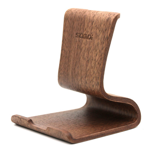 [2 colors to choose from] Japan Trust Technology Natural Wood Smartphone High Stand 