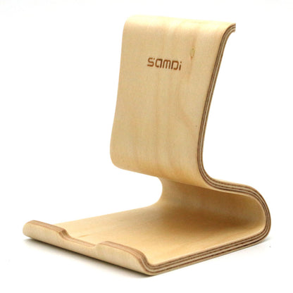 [2 colors to choose from] Japan Trust Technology Natural Wood Smartphone High Stand 