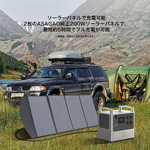 ASAGAO JAPAN リン酸鉄ポータブル電源 AS2000-JP AS2000-JP – ユウボク